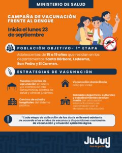 campaña de vacunación contra el dengue